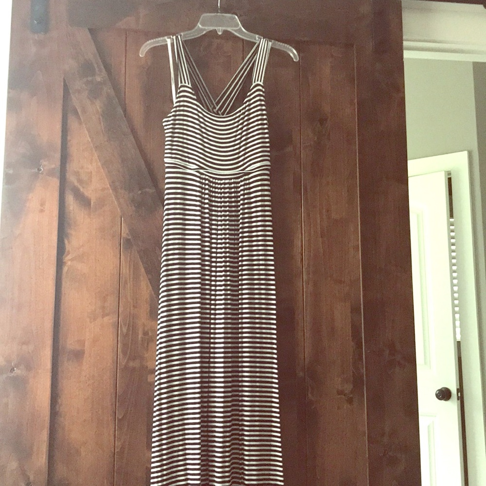 Calvin Klein Striped Maxi